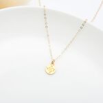 【Angel & Me】Lucky Compass s925 sterling silver 24k gold plated birthday necklace, , large