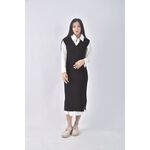 (XL) 質感兩件式黑色洋裝二手衣, , large