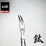 日本 ASAHI｜霞 Kasumi 鈦製餐具｜錘紋水果叉｜TW-109, , large