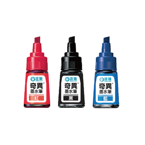 【SIMBALION 雄獅文具】奇異墨水筆 5.0mm / 支 NO.300(黑/紅/藍)  -  多款可選