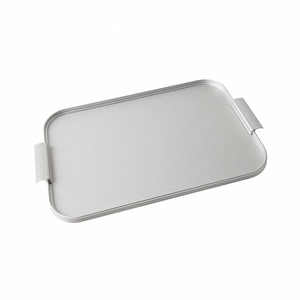 Kaymet Rectangular Tray - Diamond Silver - 40x28cm