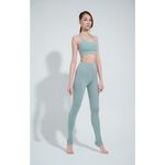 YOGA FLOW Aurora Bra 後背挖洞短版上衣 - 薄荷綠 Warm Green, , large