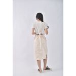 (S) 丹寧牛仔吊帶杏色長裙二手衣, , large