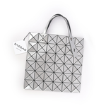 ISSEY MIYAKE BAO BAO LUCENT 6X6 亮面手提包(銀色), , large