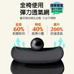 【G+居家】免組裝 人體工學8D萬向軟扶手電腦椅-黑色-鋁合金腳架-大平腳(2吋炫風水晶黑(有飾蓋)), , large