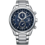 CITIZEN 星辰 空中之鷹光動能全球電波時計腕錶-藍 AT8260-85L, , large