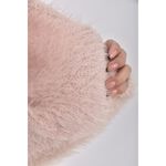 (F) 【智恩私服】質感修身短版針織毛毛粉色長袖上衣二手衣, , large