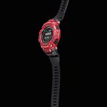 CASIO 卡西歐 G-SHOCK 多功能運動藍芽電子錶-紅 GBD-100SM-4A1, , large