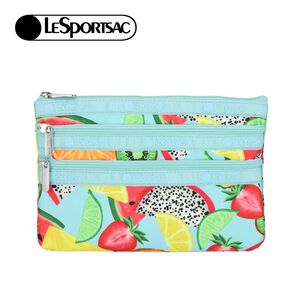 Lesportsac 3-zip Cosmetic 三層拉鍊化妝包 - 熱帶水果