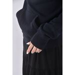 (S) abercrombie fitch內刷毛藍色長袖上衣二手衣, , large
