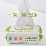 美麗佳人加厚嬰兒濕巾(80抽x6包) 純水加厚濕巾 純水濕巾 柔膚濕巾 EDI純水 加厚款 【旺達棉品】MC-DR80, , large
