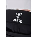 (S) fitty運動質感瑜珈黑色長褲二手衣, , large