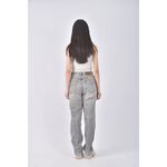 (2XL) hang ten高腰丹寧牛仔質感灰色長褲二手衣, , large