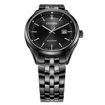 CITIZEN 星辰 光動能城市手錶-黑 BM7565-80E, , large
