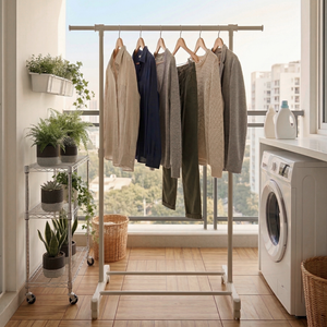 KIWISH Adjustable laundry pole,Drying rack, Made in Taiwan, Free Shipping