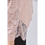 (S) 質感兩件式粉色長袖上衣二手衣, , large