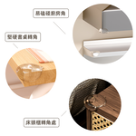 【上手家居】透明防撞角-熊熊款 4入組(防撞條/防撞墊/桌腳防撞/嬰兒防撞), , large