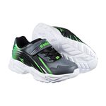 DIADORA迪亞多那 競速小將兒童運動鞋 童運動鞋 童鞋 寬楦 透氣 保護後跟 吸震 減壓 健康鞋墊 止滑 黑綠 粉紫, , large