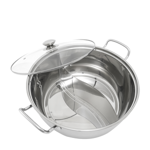 優得#304不鏽鋼享樂鴛鴦鍋-32cm-1組
