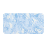 【Monster】 Soft Diatomaceous Earth Absorbent Soap Dish Mat – Misty Sakura Tales (19x10cm) – Glacier Blue, , large