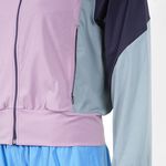 Asics 女 拼接外套 瑜珈 YOGA 運動 訓練 飛鼠袖 高彈性 立領 舒適 玫瑰粉紫 [2032C530-500], , large