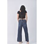 (L) lovely four season高腰丹寧牛仔質感藍色長褲二手衣, , large