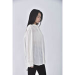 (L) the wave質感素面白色長袖上衣二手衣, , large