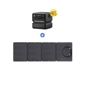 EcoFlow EcoFlow RIVER 3 Max 儲能電源組合 ( RIVER 3 Plus＋EB300 )＋110W 太陽能板