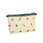 Lesportsac Cosmetic Clutch 雙層拉鍊化妝包 / 綠色慢旅, , large