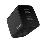 【amuok】GaN 45W Dual Type-C PD3.0 Fast Charger(Black), 黑色, large