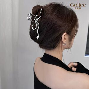 【Gulicc 】古莉可 髮夾 水嫩感 蝴蝶結髮夾 抓夾