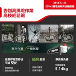 WIN五金 DEVON 大有 4558-Li-40 鋰電無刷高枝鏈鋸 10"鋰電高枝鏈鋸機 40V (20V+20V), , large