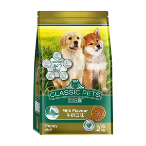 【Classic Pets 加好寶】經典幼犬乾糧2kg*4包-牛奶口味