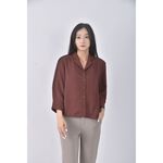 (S) dresseum質感紅色長袖上衣二手衣, , large