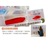 【Y HOUSE】Large-mouthed transparent white storage box Plastic storage box-small, , large