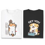 JZ TEE Cat & Beagle - Claw Machine Graphic Tee, , large
