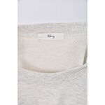 (F) riberry質感圓領灰色長袖上衣二手衣, , large