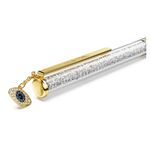 SWAROVSKI 施華洛世奇 Crystalline Evil eye 惡魔之眼吊飾水晶圓珠筆-黑色墨水5728729, , large