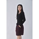 (M) alisa蝴蝶結黑色短裙二手衣, , large