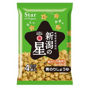 越後新潟之星 青海苔醬油米果