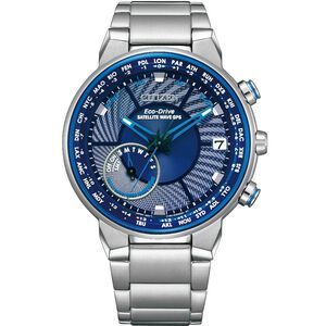 CITIZEN 星辰 GPS衛星對時光動能手錶 CC3030-53L