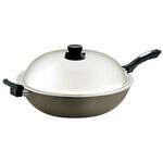 【日本Peacetar必仕達】澳洲原礦 手工鑄造 輕食系列 平底深炒鍋32cm, , large