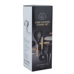 仙德曼露營餐廚料理工具-9件X1組-黑色-1組, , large