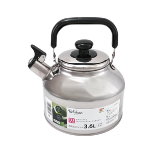 日本進口IH不鏽鋼廣口笛音壺-3.6L-1支