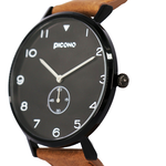 【PICONO】SPY S collection leather strap watch-Black / YS-7201, , large