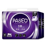PASEO3層柔韌舒適抽取式衛生紙PEFC100抽24, , large