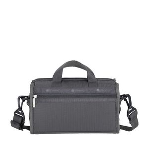 LeSportsacMINI DUFFEL CROSSBODY RECYCLED BLACK - 夜幕灰