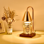 lussuoso-北歐暖心可調光融蠟燈-紅木玫瑰金罩, , large