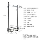 【Y HOUSE】Light luxury coat and hat rack, functional clothes hanger, floor-standing clothes hanger, open clothes hanger - white, , large