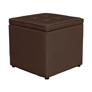 【Y HOUSE】Square Storage Stool Sofa Chair Storage Chair Dual-Purpose Chair Stool - Brown